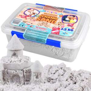 Tuban Dynamic Sand 2,5 kg, piasek kinetyczny w pojemniku, do kreatywnej zabawy - Gra typu sandbox