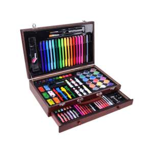 Art Set, Wooden Suitcase, 123 pcs 80154535 - Writing Tool Set