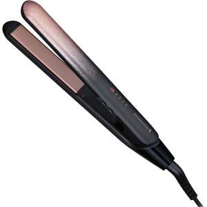Remington S5305 Rose Shimmer hair straightener, black and rose gold, with a glitter finish - Remington Hair straightener