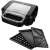 Russell Hobbs 3-in-1-Sandwichmaker, Grill und Waffeleisen, Schwarz und Silber