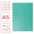 ESSELTE "Colour'Breeze" A5 Grid Notebook, 80 sheets, green 80162159