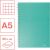 ESSELTE "Colour'Breeze" A5 Grid Notebook, 80 sheets, green 80162159