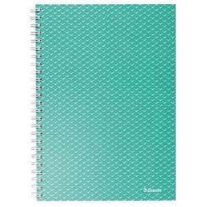 Esselte Colour'Breeze A5 grid notebook, 80 sheets, green - Office Supplie & Stationery