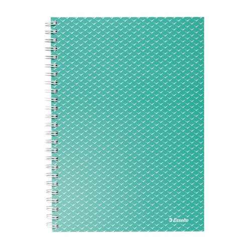 Esselte Colour'Breeze A5 grid notebook, 80 sheets, green