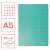 Esselte Colour'Breeze A5 spiral notebook, green, gridded paper, 80 sheets, 80 gsm