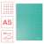 Esselte Colour'Breeze A5 grid notebook, 80 sheets, green