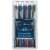 Schneider One Business rollerball pen set, 4 colors, 0.6 mm, pack of 4