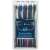 Schneider One Business rollerball pen set, 4 colors, 0.6 mm, pack of 4