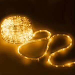 LED Fénycső - Karácsonyi Dekoráció - Sárga - 20m
