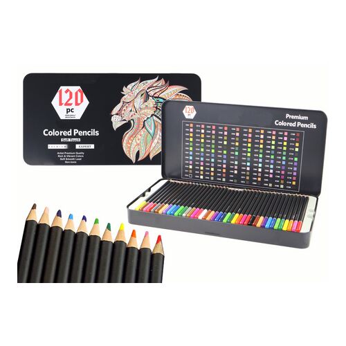 Prémium zsírkréta készlet 120 db. Különböző árnyalatok színlistája – 16135 146105793