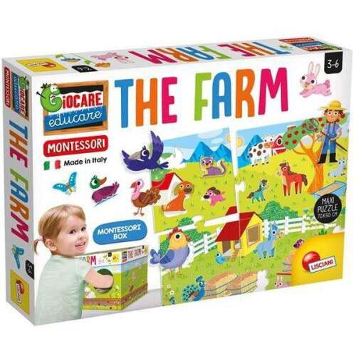 Montessori maxi farm puzzle