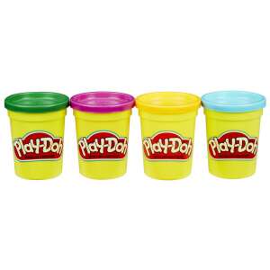Play-Doh 4 pack classic colors modeling clay, 4 tubs of colorful Play-Doh, non-toxic and safe for kids - Hasbro
