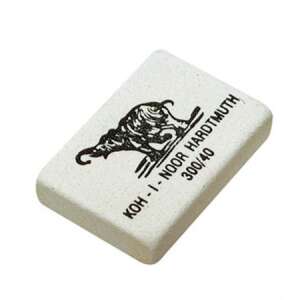 Guma KOH-I-NOOR Elefant 300/40, biela, s logom slona - Gumy