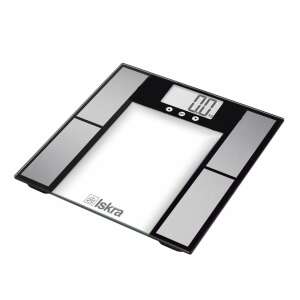 ISKRA GBF1531D-BLE Bluetooth® Diagnostic Scale, black, tempered glass, digital display, weight measurement, body composition analysis, 150kg capacity - Personal Scale