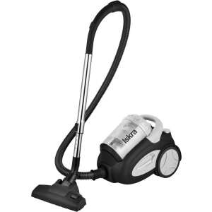 Iskra SL800-WH Ciklon Staubsauger ohne Beutel, schwarz-weiß - Iskra