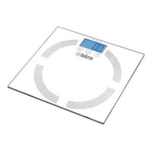 Iskra GBF1530-WH weiße digitale Körperzusammensetzung Waage mit BIA, 10 Benutzer Speicher, LCD-Display, gehärtetes Glas Plattform - Test-Analysegerät