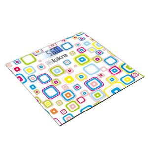 Iskra GBS1500-SQ Personenwaage mit buntem Quadratmuster - Test-Analysegerät