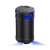 VIVAX BS-700 Bluetooth speaker, black, front view with blue light