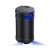 VIVAX BS-700 Bluetooth speaker, black, front view with blue light