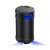 VIVAX BS-700 Bluetooth speaker, black, front view with blue light
