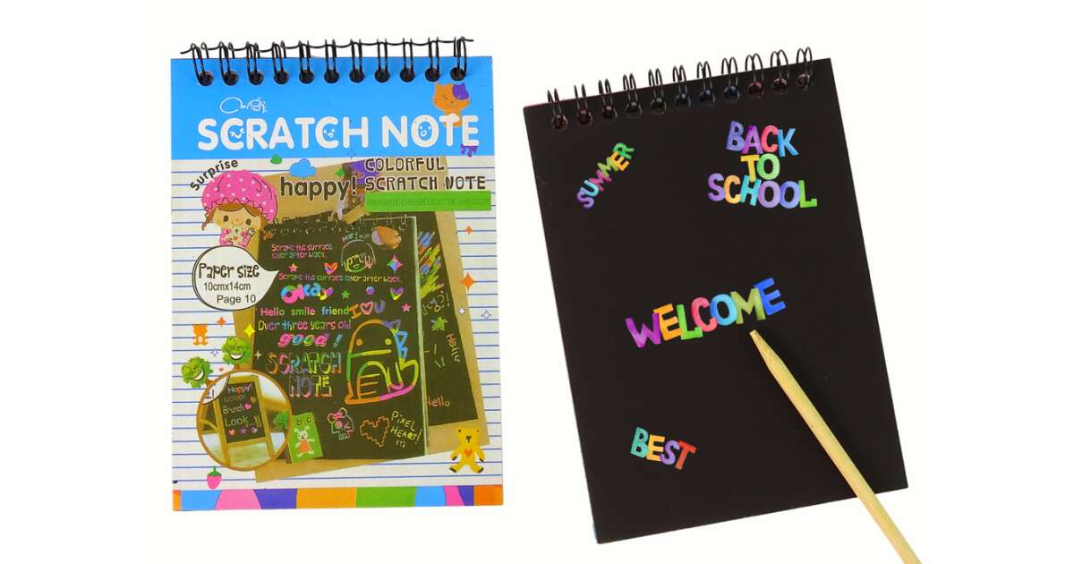 Scratch Game Notebook gyerekeknek Kék 16038 Pepita.hu