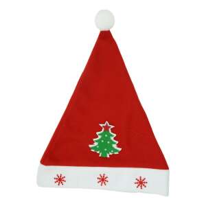 Flippy Télapó sapka karácsonyfa és hópehely mintával - Mikulás jelmez