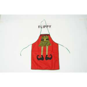 Flippy Christmas Elf Apron, red, adult, polyester - Apron
