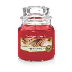 Sparkling Cinnamon, Yankee Candle illatgyertya, kicsi üveg, (szegfűszeg, fahéj) 80446905 Illatgyertyák