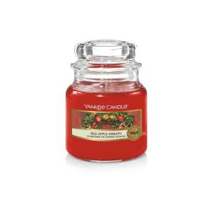 Red Apple Wreath, Yankee Candle illatgyertya, kicsi üveg (alma, fahéj, dió) 80446989 Illatgyertyák