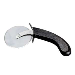 Edelstahl Pizzaschneider mit Holzgriff - Pizzaschneider