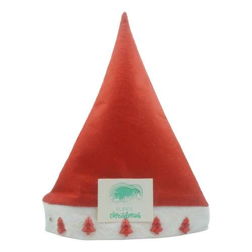 Flippy Karácsonyi Mikulás sapka LED fényekkel és zenével