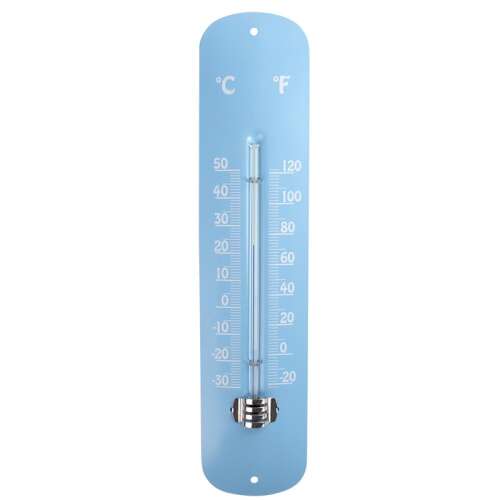Fém Hőmérő - Középkék - -30°C/+50°C