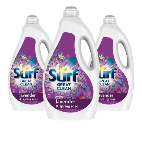 Surf Great Clean Color Levendula & Tavaszi Rózsa Folyékony Mosógél 3x3L