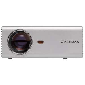 Proiector Overmax Multipic 3.5, argintiu, vedere din față - Proiectoare