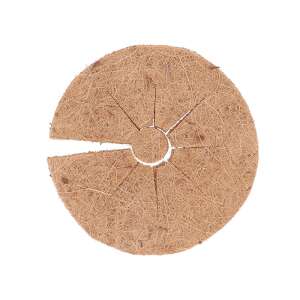 Biológiailag lebomló kókuszrost fagyvédő korong, 20 cm átmérőjű, fa védelmére - Csepegtető öntöző