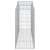 vidaXL 7 db íves horganyzott vas gabion kosár 200 x 50 x 100/120 cm 80463692