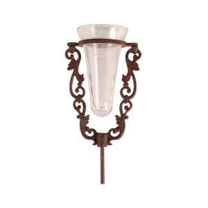 Leszúrható öntöttvas csapadékmérő állvány üveg mérőcsővel, 133 cm, 0,55 liter - Csapadékmérő