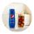 SodaStream Pepsi syrup, 440ml, makes up to 9 liters of soda, with a glass of Pepsi soda and lime