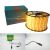 Flippy 100m LED Christmas String Lights on reel with packaging and power supply
