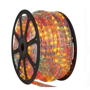 100 méteres színes LED fénycsík, rugalmas, vízálló, kültéri díszítéshez, terasz, kert, erkély, karácsonyi fények - Nonbrand Fényfüzér