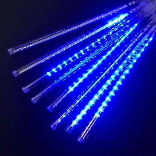 Meteorzápor LED Fényfüzér - Kék - 4,5m