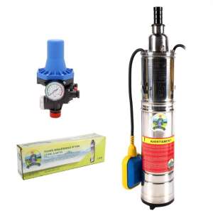 Kisgazda GF-0706-S001-G02 merülő szivattyú automatikus nyomásszabályozással, 1.1kw, 3.6mc/h, 80m emelőmagasság - Öntözés