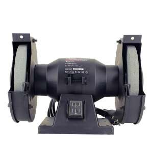 Fekete asztali csiszoló két csiszolókoronggal, 100W, 150mm, 2950rpm - DDT
