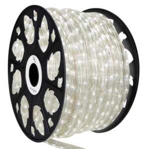 100 méteres tekercs fehér LED szalaglámpa, kültéri díszítéshez, terasz, kert, udvar, erkély, kerítés, korlát, karácsonyi fények, szalagfények - Nonbrand Fényfüzér