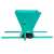 Side view of the manual grape crusher, 300-500 kg/h capacity, 25 L tank, green