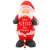 Mikulás karácsonyi dísz 150 LED-es fényekkel, 46x37x78cm, IP44 transzformátor 8 funkcióval, MI-1055