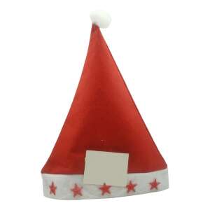 Flippy piros Mikulás sapka csillagokkal és LED lámpákkal - Mikulás jelmez