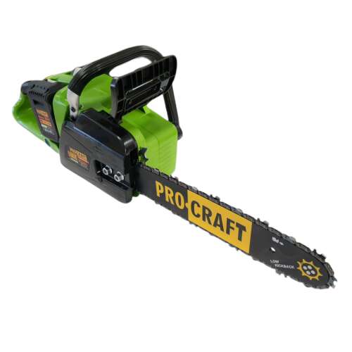Procraft PCA40/2 akkumulátoros láncfűrész, 40V, 35cm vezetőléc, 2x20V akkumulátor - Procraft