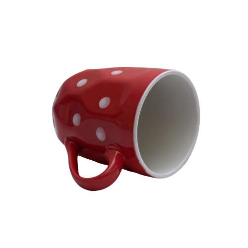 Csésze, Cesiro, 180 ml, Piros, fehér pöttyökkel 80502009