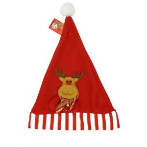 Flippy Télapó sapka rénszarvas mintával, univerzális méret - Mikulás jelmez